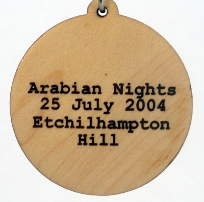 Arabian Nights Wood Pendant