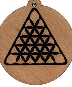 Creative Triangle Wood Pendant