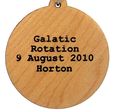 Galactic Rotation Wood Pendant