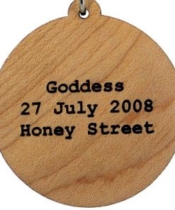 Goddess Wood Pendant