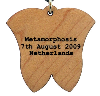 Metamorphosis Wood Pendant