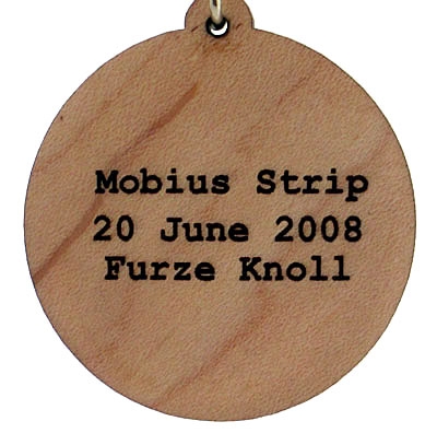 Mobius Strip Wood Pendant