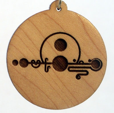 Musical Wood Pendant