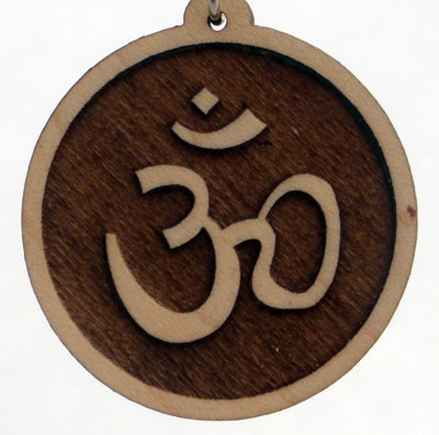 Om Wood Pendant