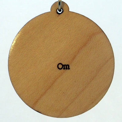 Om Wood Pendant