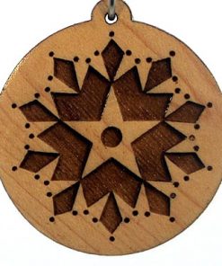 Star Seed Evolution Wood Pendant