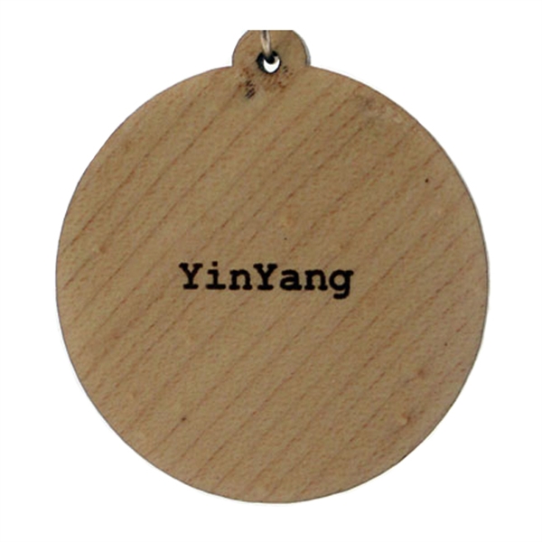 Yinyang Wood Pendant