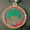 Abundance malachite 02 Gemstone Pendant