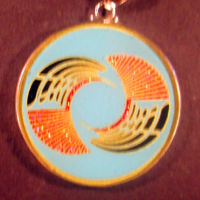 Mayan Wings Turquoise 03 Gemstone Pendant