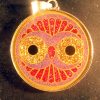 Cosmic Owl Charoite 01 Gemstone Pendant