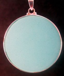 Mayan Head turquoise jumbo 01 Gemstone Pendant