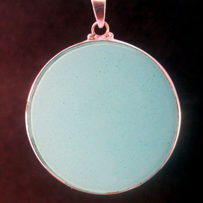 Sri Yantra turquoise 10 Gemstone Pendant